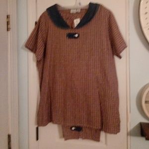 Nwt very cute two-piece Capri outfit size 20w